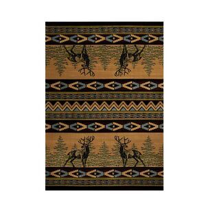 United Weavers Mule Deer Lodge Style Carpet Runner 31 X 88 Inches